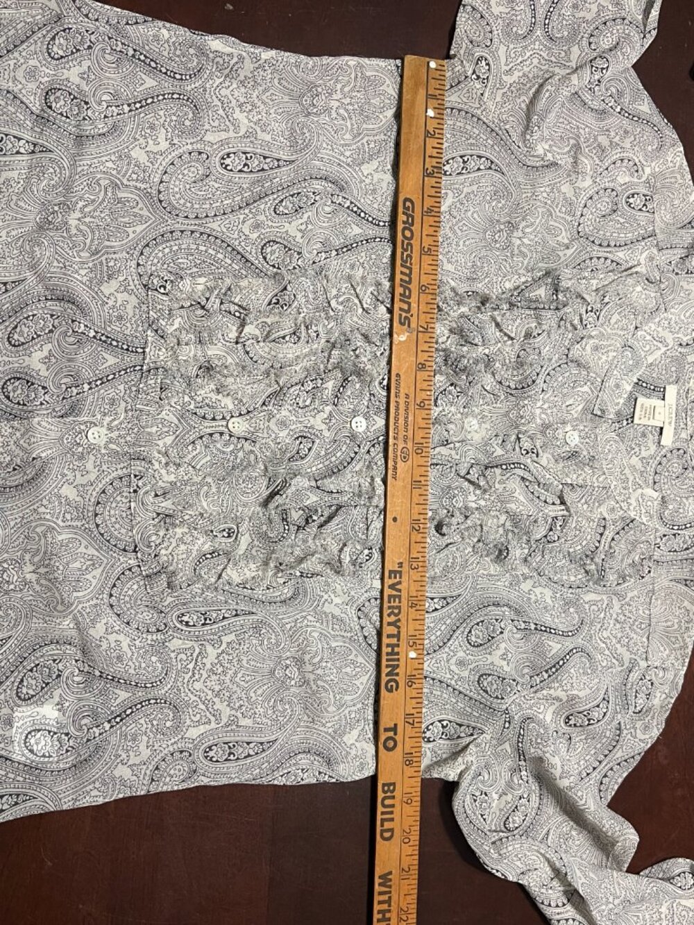 J CREW RAW EDGE RUFFLED TUXEUDO 100% SILK BLOUSE BUTTON DOWN - Picture 6 of 8